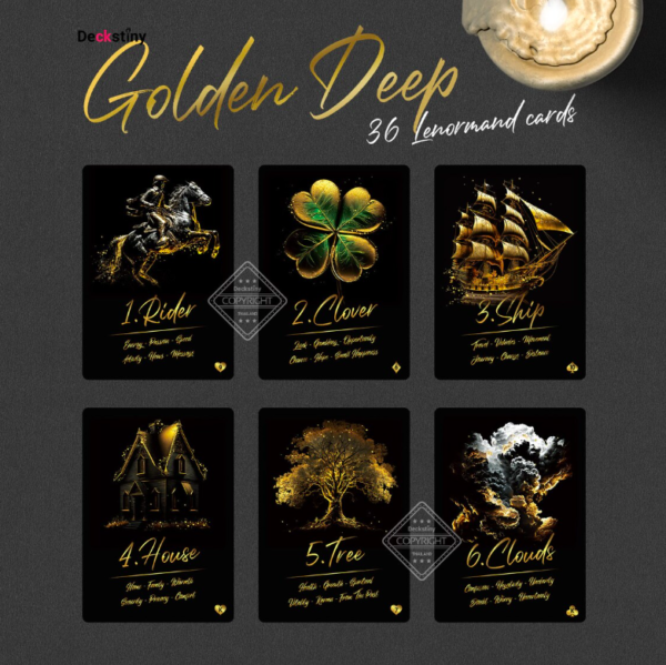 Golden Deep Lenormand [PRÉCOMMANDE] – Image 9