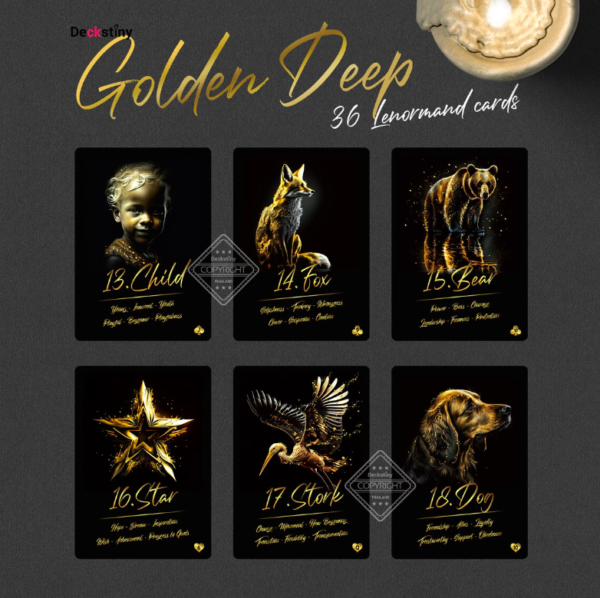 Golden Deep Lenormand [PRÉCOMMANDE] – Image 4