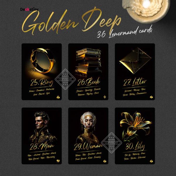 Golden Deep Lenormand [PRÉCOMMANDE] – Image 6