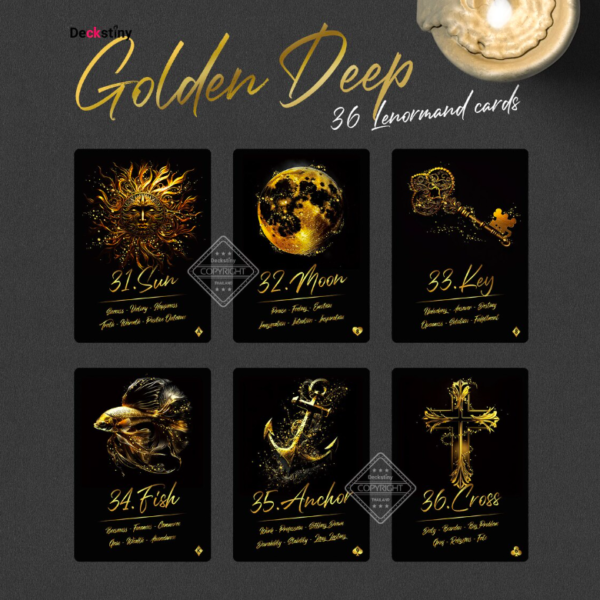 Golden Deep Lenormand [PRÉCOMMANDE] – Image 8