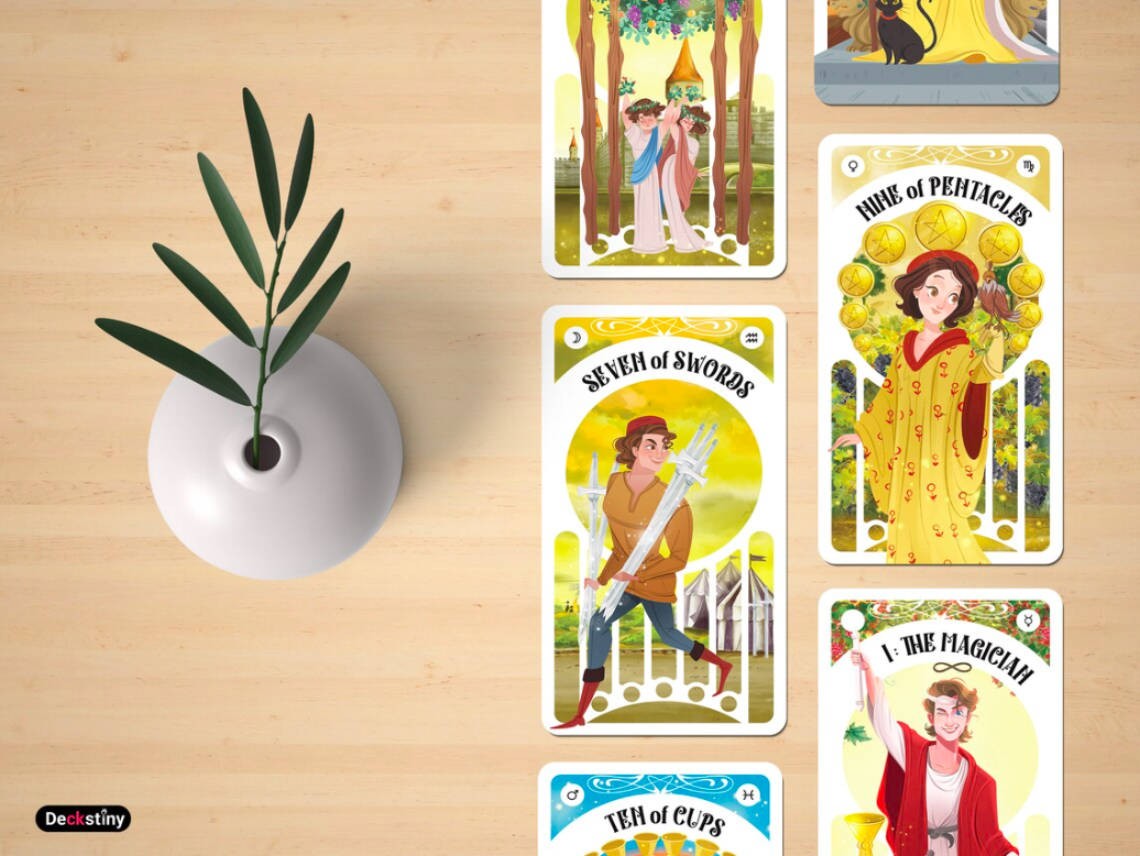 Desney Art Nouveau Tarot (Minimal Edition) – Image 6