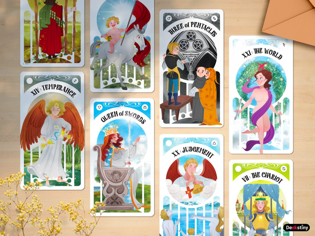 Desney Art Nouveau Tarot (Minimal Edition) – Image 4