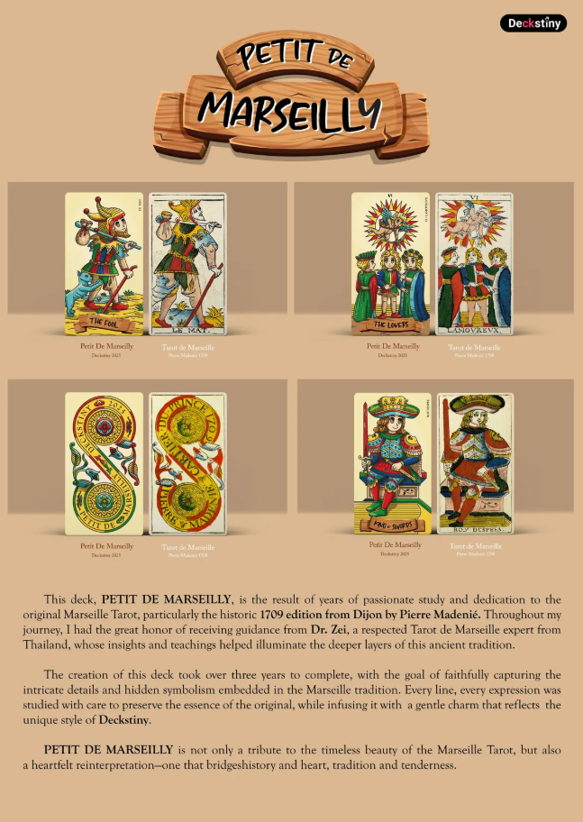 Tarot du Petit de Marseilly - 1ère édition 2025 – Image 3